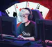 Arte de juego competitivo con identidad fuerte para sección de esports.